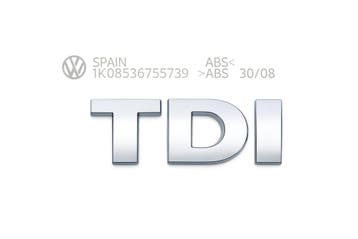 Volkswagen Golf 5 (1K) embleem - chroom, Ophalen of Verzenden, Nieuw, Volkswagen