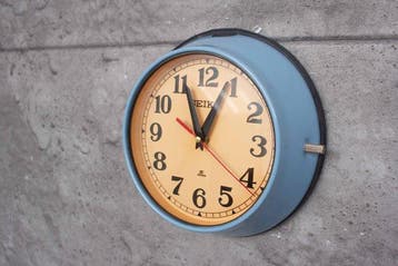 Wandklok - Seikosha CO. LTD Seiko - Staal, Bakeliet,