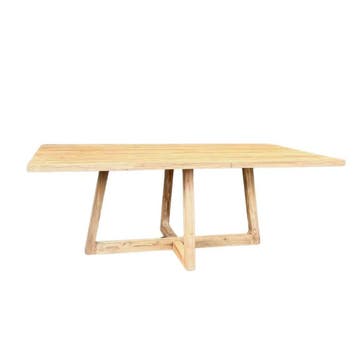 Stel uw robuuste rechthoekige tafel samen -  180x90 cm, Ophalen of Verzenden, Nieuw