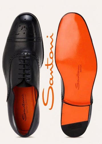 Santoni - Veterschoenen - Maat: EU 44 - Vintage - Nieuw in, Kleding | Heren, Nieuw