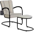 Dutch Originals Gispen 412S fauteuil met hocker, Ophalen, Nieuw