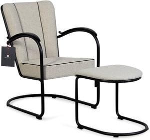 Dutch Originals Gispen 412S fauteuil met hocker, Huis en Inrichting, Fauteuils, Ophalen