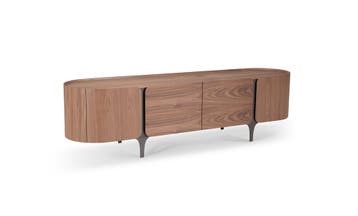 Veiling - Tv dressoir Walnoot - 200cm - Notenhout bruin - br, Nieuw