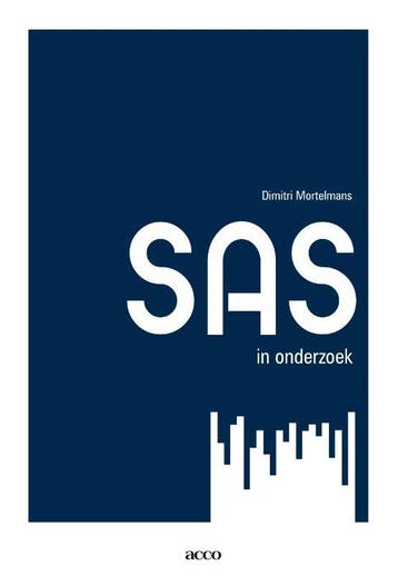 SAS in onderzoek druk 1 9789033476594, Verzenden, Zo goed als nieuw