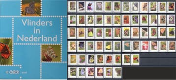 vlinders in nederland nominaal serie, blok van 4 of album, Ophalen of Verzenden, Na 1940, Postfris