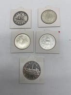 Canada. 1 Dollar 1949-1984 Lot de 5 pièces en argent (Zonder