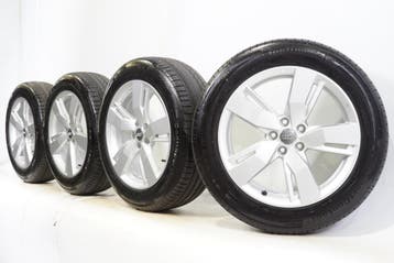 Audi Q5 19 inch velgen + Zomerbanden Continental Origineel, 19 inch, Gebruikt, Velg(en), Ophalen of Verzenden