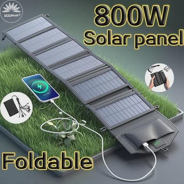 Opvouwbaar Zonnepaneel 800W - Draagbare Krachtbron met USB S, Verzenden, Nieuw