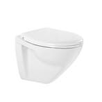 Wandtoilet Sanindusa Plus 6 cm Verhoogd Rimless Keramiek, Doe-het-zelf en Verbouw, Sanitair, Ophalen of Verzenden, Nieuw, Overige typen