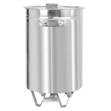 GGM Gastro | Pedaalemmer - pushdeksel - 50 liter - | ABFK50, Verzenden, Nieuw in verpakking, Overige typen