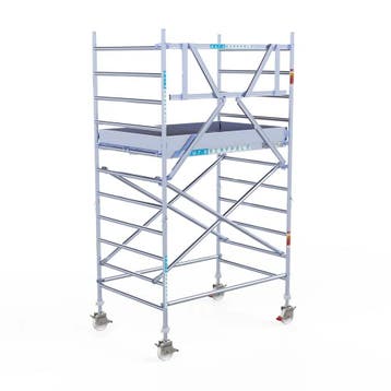 Rolsteiger Original 135x190 4,2m werkhoogte tegen de gevel, Verzenden, Nieuw, Rolsteiger of Kamersteiger, 2 tot 5 meter