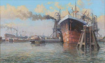 Jaap Lindeijer (1896-1976) - Rotterdam haven