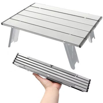 Mini Campingtafel Opvouwbaar Aluminium Roll-Up Outdoor, Verzenden, Nieuw