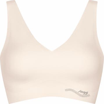 sloggi - Maat M - ZERO Feel Natural Dames Beha Top - Angora, Verzenden