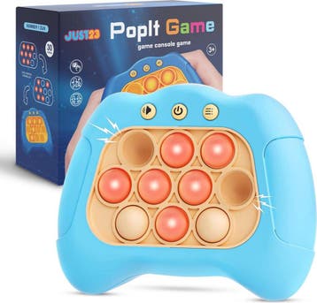 JUST23 Pop It Game - Quick push - Blauw - Pop It Controller, Kinderen en Baby's, Speelgoed | Overig, Ophalen of Verzenden, Zo goed als nieuw