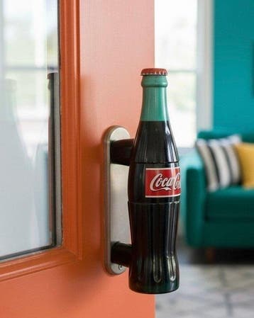 Handvat - Coca-Cola - RARE and AUTHENTIC Coca-Cola Door