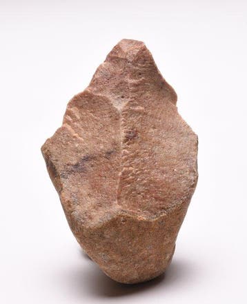 Acheuleaan Vuursteen paleolithische protobiface, Antiek en Kunst