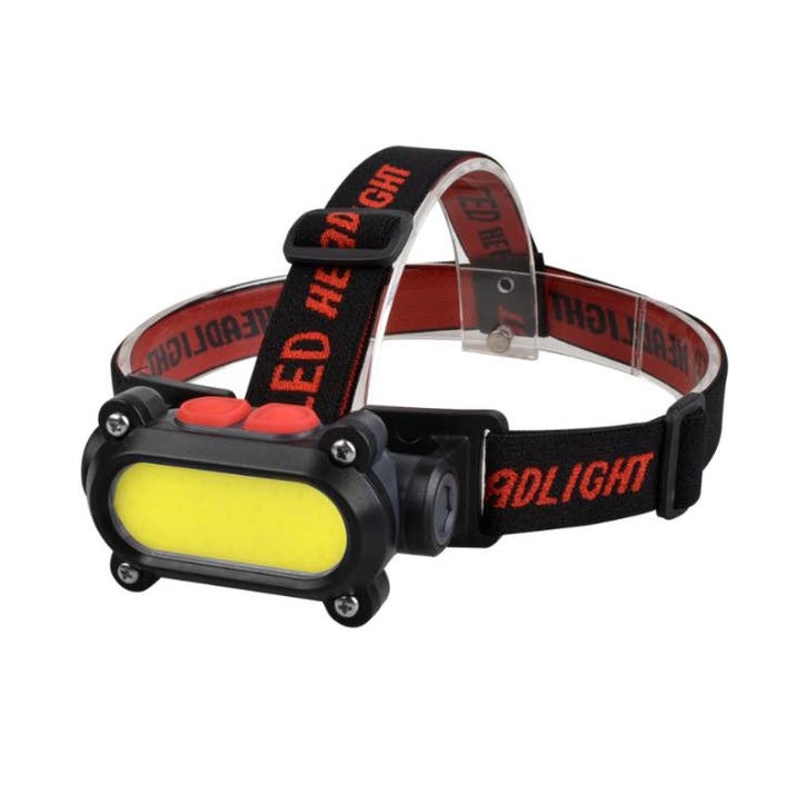 LED hoofdlamp - Oplaadbaar - Rood + wit - 250 Lumen, Caravans en Kamperen, Zaklampen, Ophalen of Verzenden