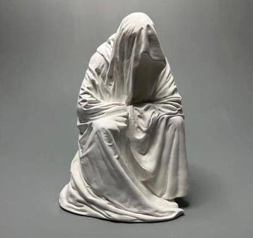Beeld, Hooded Figure - 15 cm - Hars
