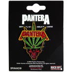 Pantera - Leaf Skull - Pin officiële merchandise, Ophalen of Verzenden, Nieuw, Kleding