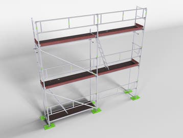 Rix Steigers complete set RLS 5 x 6, Ophalen of Verzenden, Nieuw, Gevelsteiger, 5 meter of hoger