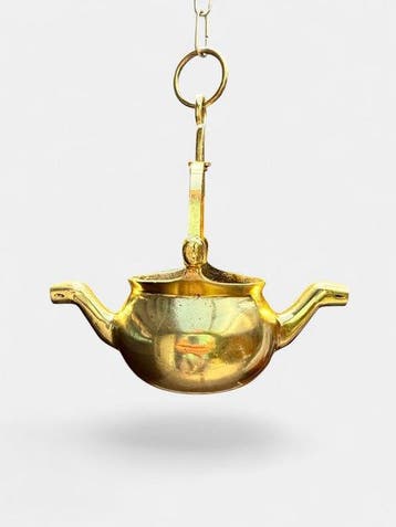 Antiek Lavabo - Mid 19th century - Messing - W 26 cm / 2,15