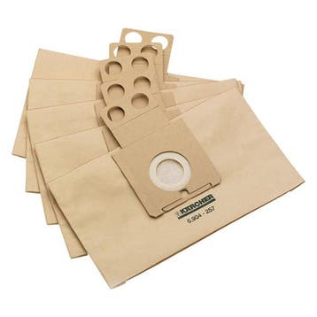 Kärcher 6.904-257.0 Papieren stofzuigerzakken , origineel, Verzenden, Nieuw, Kärcher