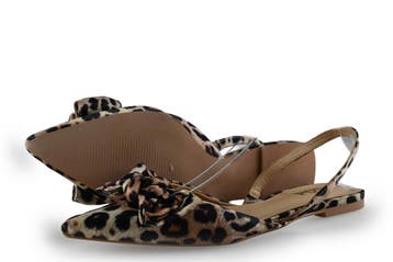 Poelman Slingbacks in maat 39 Panter, Poelman, Overige kleuren, Verzenden, Zo goed als nieuw