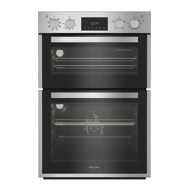 Hotpoint Inbouw Dubbele Oven DIH-82D-IX 89cm - Zilver, Witgoed en Apparatuur, Ovens, Ophalen of Verzenden