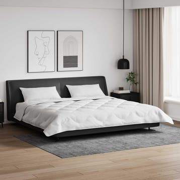 vidaXL Winter Dekbed met kussen 3 pcs Wit Microvezel, Verzenden, Nieuw, Wit