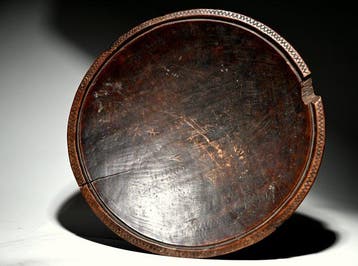 Kom - Hout - grote houten kom, Antiek en Kunst, Kunst | Niet-Westerse kunst