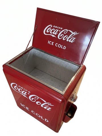 coca cola - Dispenser - IJzer - Frigo CocaCola 1950/1960