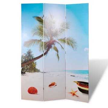 vidaXL Kamerscherm inklapbaar strand 120x170 cm, Huis en Inrichting, Verzenden, Nieuw