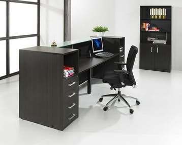 MANAGE-IT balie, wit, 288cm breed, Zakelijke goederen, Kantoor en Winkelinrichting | Kantoormeubilair en Inrichting, Overige plaatsen
