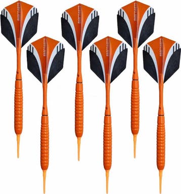 Softtip Dartpijlen Voor Elektronisch Dartbord Oranje - 2..., Sport en Fitness, Darts, Ophalen of Verzenden, Nieuw, Dartbord, Soft tip