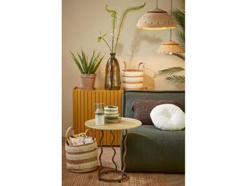 Mica Decorations Joulz Hanglamp - H22 x Ø41 cm - Jute -, Verzenden, Nieuw