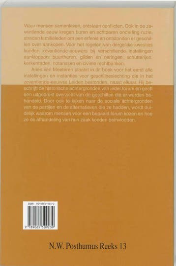 Op hoop van akkoord / N.W. Posthumus reeks / XIII, Boeken, Verzenden, Gelezen, A. van Meeteren