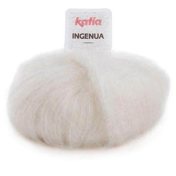 Katia Ingenua - 03 ecru - Mohair Garen, Ophalen of Verzenden, Nieuw