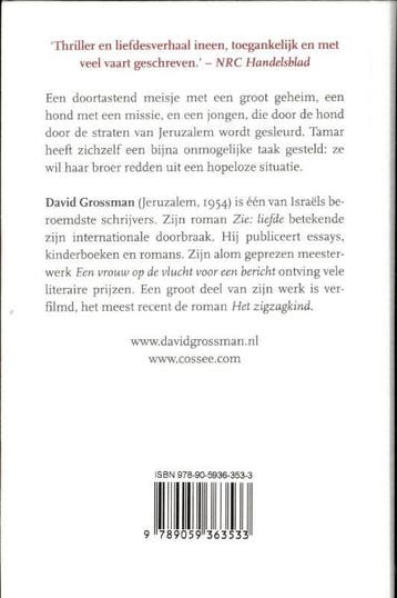 De stem van Tamar 9789059363533 David Grossman, Boeken, Verzenden, Gelezen, David Grossman