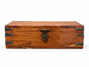 Doos - Hout - antieke houten doos