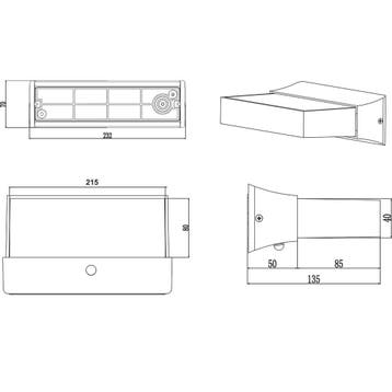 LED Tuinverlichting met Bewegingssensor - Wandlamp, Nieuw, Ophalen of Verzenden, Hanglamp, Led