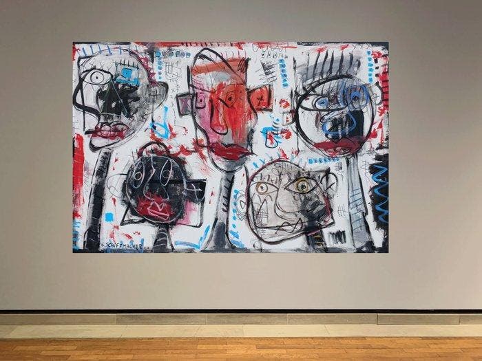 Schiffmacher Gustav - Untitled 2332 - XXL, Antiek en Kunst, Kunst | Schilderijen | Modern