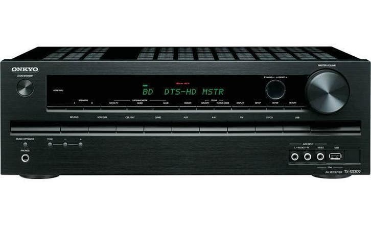 Onkyo TX-SR309 - 5.1 AV-receiver met 3 HDMI-aansluitingen, Audio, Tv en Foto, Versterkers en Receivers, Zo goed als nieuw, Onkyo