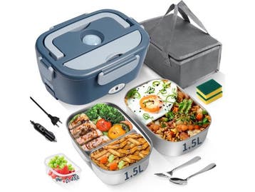 Veiling - Elektrische lunchbox 100 W  - 12 V/24 V/230 V, Nieuw