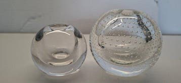 Glasfabriek Leerdam - A.D. Copier - Vaas (2) - spijkervaas -