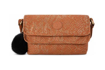 Kipling Handtas Bruin, Verzenden, Zo goed als nieuw, Bruin