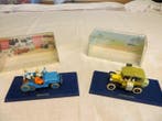 Tintin, De gele Fort-T + De blauwe Jeep - 1/43e - 2 Various, Boeken, Nieuw