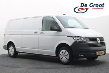 Volkswagen Transporter L2H1 | Financial Lease voor 259 p/mn, Stof, Gebruikt, Overige carrosserieën, Wit