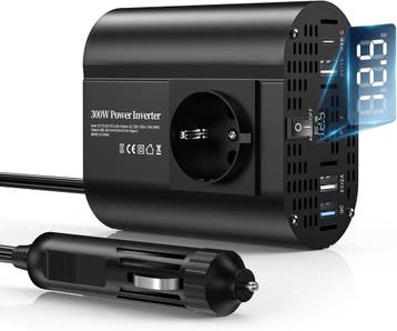 Omvormer Auto 300W/600W | 5x USB/PD Snelladen | Tweedekansje, Ophalen of Verzenden, Gebruikt, Universele onderdelen