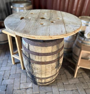 Diverse statafels - bartafels van eiken wijn- en whiskyvaten, Ophalen of Verzenden, Nieuw